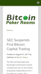 Mobile Screenshot of bitcoinpokerrooms.org