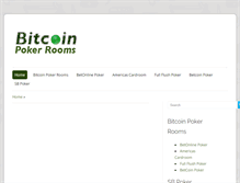 Tablet Screenshot of bitcoinpokerrooms.org